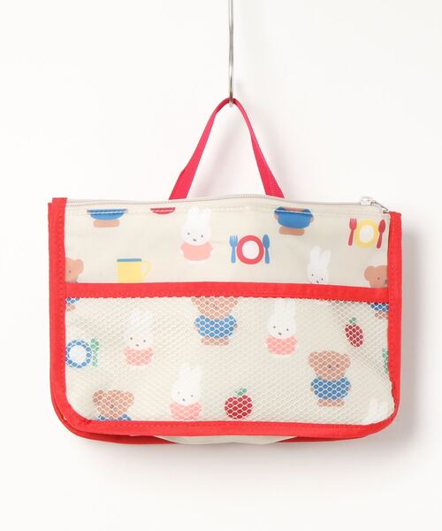 Miffy（ ミッフィー）の「【 miffy 】 ディック・ブルーナ バックインバッグ（エコバッグ/サブバッグ・レディース・ホワイト/ブラウン・FREE）」の5枚目の写真
