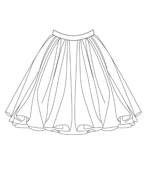 Repetto（レペット）の「リハーサル スカート - キッズ / DE534（スカート・キッズ・ホワイト・4/8）」の4枚目の写真