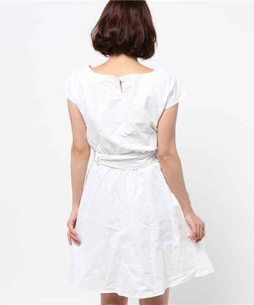 Chico（チコ）の「ウエストリボンOP（ワンピース・レディース・ホワイト/ネイビー/カーキ・FREE）」の6枚目の写真