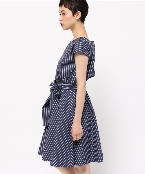 Chico（チコ）の「ウエストリボンOP（ワンピース・レディース・ホワイト/ネイビー/カーキ・FREE）」の18枚目の写真