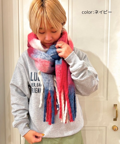 希少 エトロ ペイズリー柄 ダウンマフラー ウォッシャブル ホック ETRO (エトロ) ペイズリー柄 カシミヤ混ストール