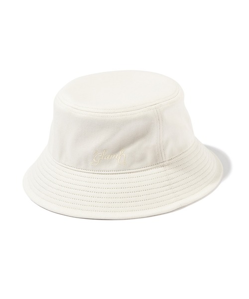 glamb（グラム）の「Logo Bucket Hat / ロゴバケットハット（ハット・メンズ・ブラック/ホワイト・FREE）」の6枚目の写真