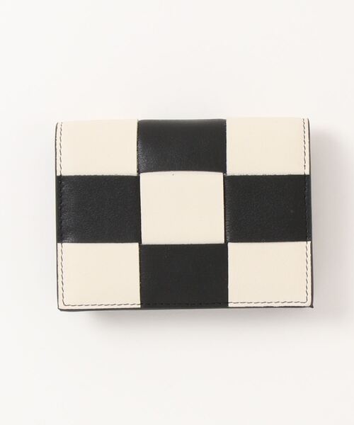 Fun & Daily（ファンアンドデイリー）の「F&D : Cow leather checker card case（名刺入れ・メンズ・ベージュ/ブラック・FREE）」の9枚目の写真