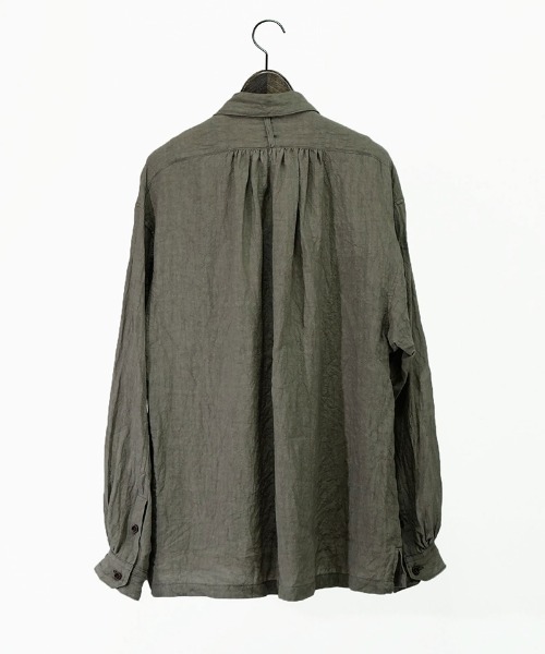EGO TRIPPING(エゴトリッピング)の「ms5173- BELGIUMLINEN DRESS SHIRTS シャツ(シャツ/ブラウス・メンズ・サックスブルー/サンドグレー・46/48)」の6枚目の写真