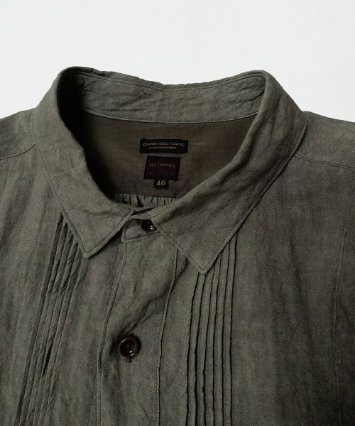 EGO TRIPPING(エゴトリッピング)の「ms5173- BELGIUMLINEN DRESS SHIRTS シャツ(シャツ/ブラウス・メンズ・サックスブルー/サンドグレー・46/48)」の18枚目の写真