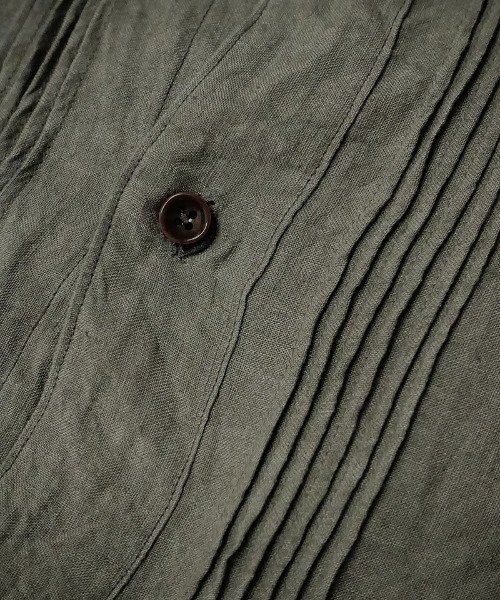 EGO TRIPPING(エゴトリッピング)の「ms5173- BELGIUMLINEN DRESS SHIRTS シャツ(シャツ/ブラウス・メンズ・サックスブルー/サンドグレー・46/48)」の11枚目の写真