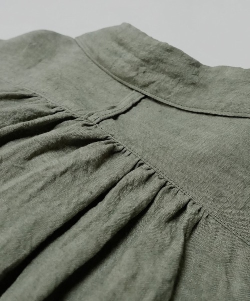 EGO TRIPPING(エゴトリッピング)の「ms5173- BELGIUMLINEN DRESS SHIRTS シャツ(シャツ/ブラウス・メンズ・サックスブルー/サンドグレー・46/48)」の14枚目の写真