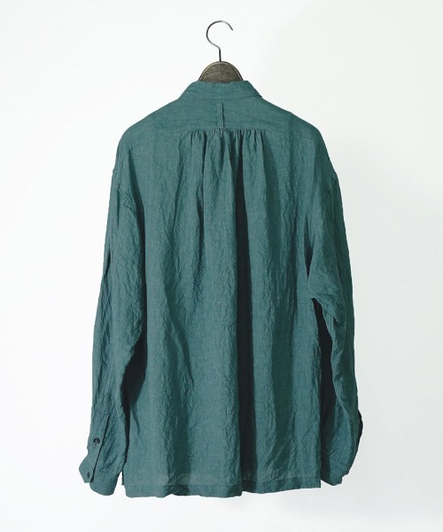 EGO TRIPPING(エゴトリッピング)の「ms5173- BELGIUMLINEN DRESS SHIRTS シャツ(シャツ/ブラウス・メンズ・サックスブルー/サンドグレー・46/48)」の19枚目の写真