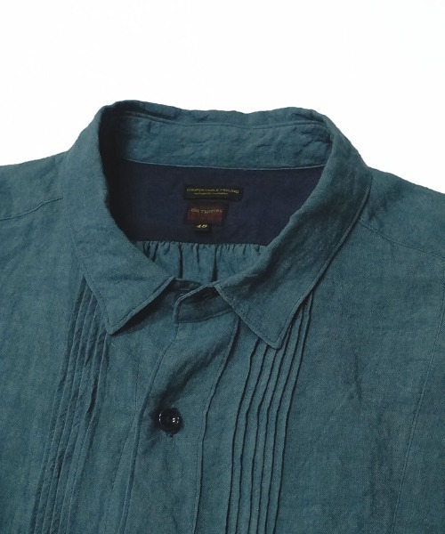 EGO TRIPPING(エゴトリッピング)の「ms5173- BELGIUMLINEN DRESS SHIRTS シャツ(シャツ/ブラウス・メンズ・サックスブルー/サンドグレー・46/48)」の17枚目の写真