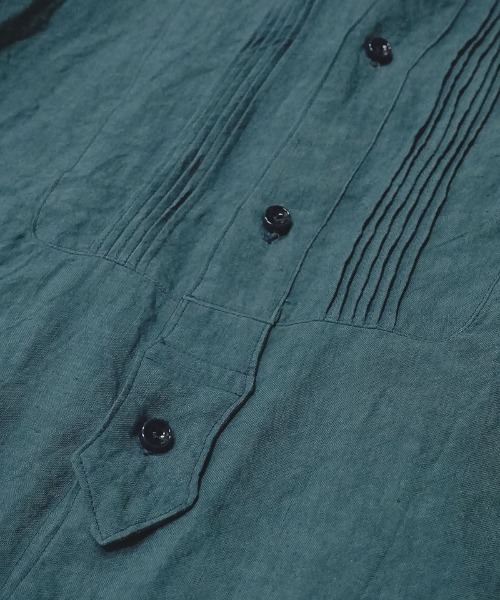 EGO TRIPPING(エゴトリッピング)の「ms5173- BELGIUMLINEN DRESS SHIRTS シャツ(シャツ/ブラウス・メンズ・サックスブルー/サンドグレー・46/48)」の12枚目の写真