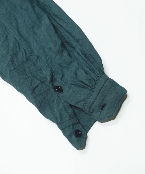 EGO TRIPPING(エゴトリッピング)の「ms5173- BELGIUMLINEN DRESS SHIRTS シャツ(シャツ/ブラウス・メンズ・サックスブルー/サンドグレー・46/48)」の15枚目の写真