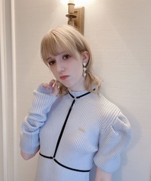 lilLilly | トリプルハートビジューピアス(ピアス（両耳用）)