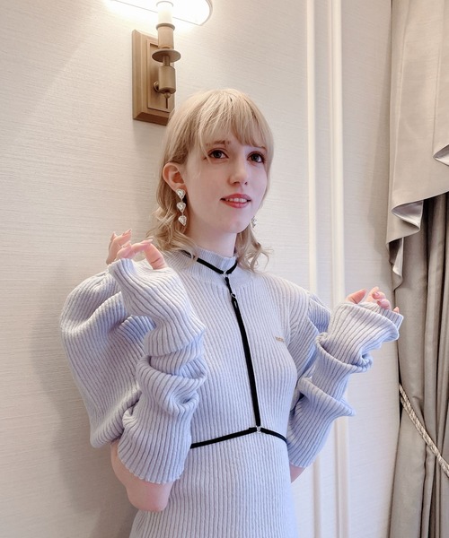 lilLilly（リルリリー）の「トリプルハートビジューピアス（ピアス（両耳用）・レディース・レッド/ピンク/ホワイト/パープル・FREE）」の17枚目の写真