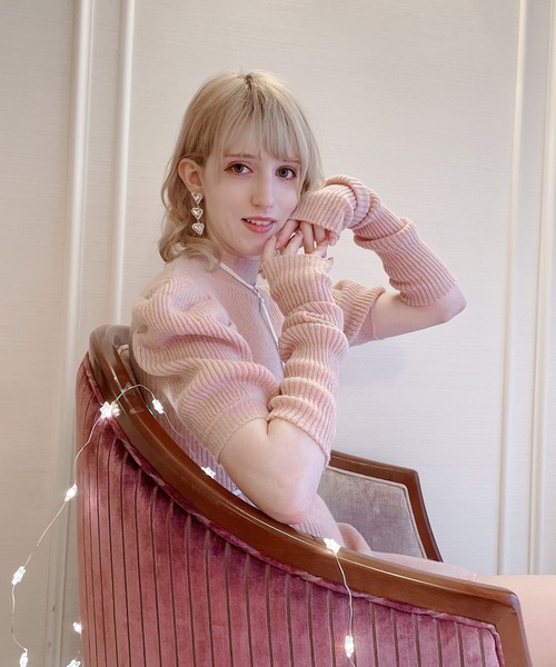 lilLilly（リルリリー）の「トリプルハートビジューピアス（ピアス（両耳用）・レディース・レッド/ピンク/ホワイト/パープル・FREE）」の14枚目の写真