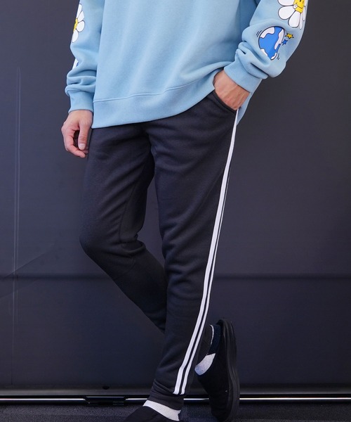 GGD SELECT(ジージーディー セレクト)の「スウェットジョガーパンツ スキニー 裏起毛(スウェットパンツ・メンズ・ブラック/ライトブラック/グレー・M/L/LL)」の17枚目の写真