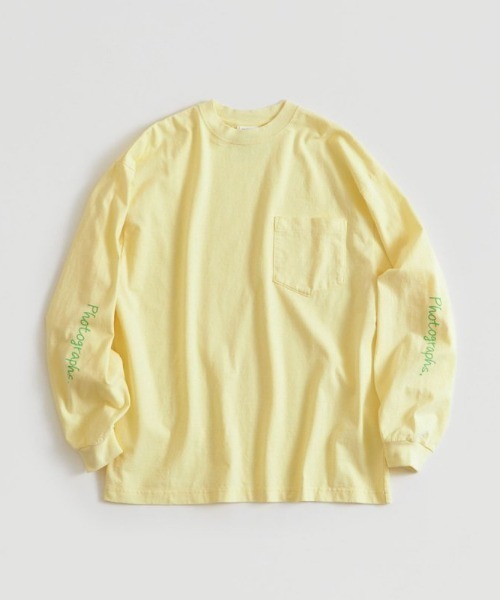 THE SHINZONE（ザ　シンゾーン）の「photographs  T（Tシャツ/カットソー・レディース・ホワイト/ピンク/イエロー/ブラック・FREE）」の3枚目の写真