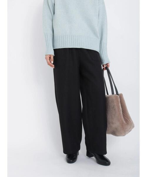 Samansa Mos2 blue（サマンサモスモスブルー）の「イージーパンツ（その他パンツ・レディース・グリーン/ブラウン/ブラック/ブルー・ﾌﾘ-）」の11枚目の写真