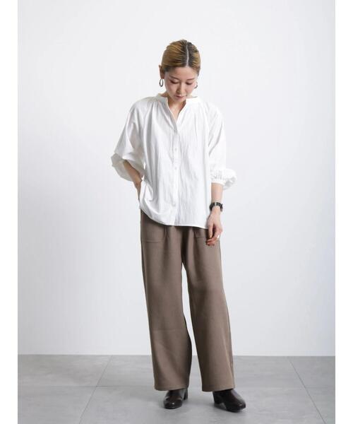 Samansa Mos2 blue（サマンサモスモスブルー）の「イージーパンツ（その他パンツ・レディース・グリーン/ブラウン/ブラック/ブルー・ﾌﾘ-）」の15枚目の写真