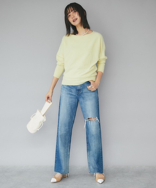 RIVE DROITE(リヴドロワ)の「つま先のバイカラーで華やかな足元に/バイカラーパンプス(パンプス・レディース・オフホワイト/ベージュ・S/M/L)」の14枚目の写真