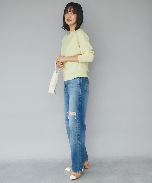 RIVE DROITE(リヴドロワ)の「つま先のバイカラーで華やかな足元に/バイカラーパンプス(パンプス・レディース・オフホワイト/ベージュ・S/M/L)」の5枚目の写真