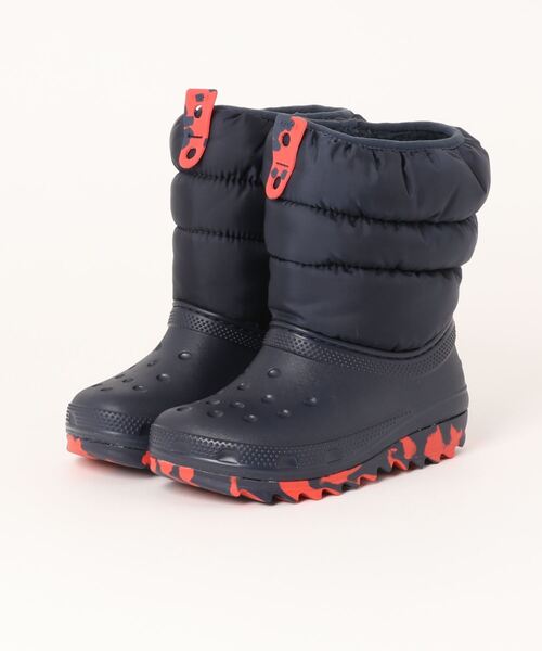 crocs（クロックス）の「クロックス クラシック ネオ パフ ブーツ トドラー ブーツ / crocs Classic Neo Puff Boot T（ブーツ・キッズ・ネイビー・17.5cm）」の4枚目の写真