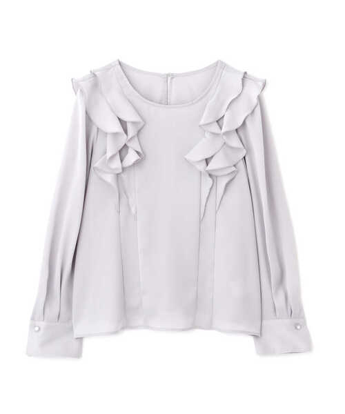 PROPORTION BODY DRESSING（プロポーションボディドレッシング）の「ラッフルブラウス / 1213110200（シャツ/ブラウス・レディース・オフホワイト/グレー/カーキ・SMALL/MEDIUM）」の22枚目の写真