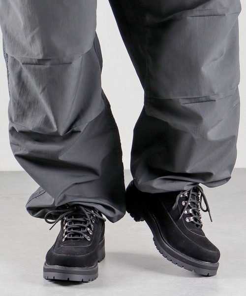 Dedes(デデス)の「ハイソール ショートマウンテンブーツ(ブーツ・メンズ・ブラック系その他/ブラック/ベージュ/ブラック系1/キャメル・41/44/40/42/43)」の2枚目の写真