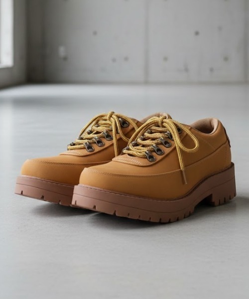 Dedes(デデス)の「ハイソール ショートマウンテンブーツ(ブーツ・メンズ・ブラック系その他/ブラック/ベージュ/ブラック系1/キャメル・41/44/40/42/43)」の5枚目の写真