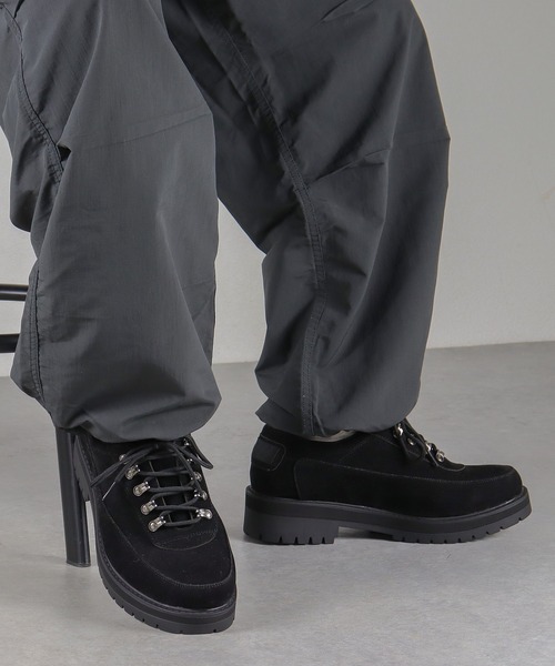 Dedes(デデス)の「ハイソール ショートマウンテンブーツ(ブーツ・メンズ・ブラック系その他/ブラック/ベージュ/ブラック系1/キャメル・41/44/40/42/43)」の18枚目の写真