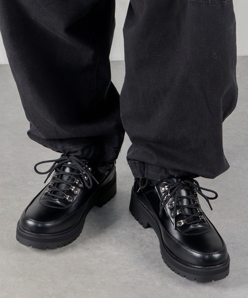 Dedes(デデス)の「ハイソール ショートマウンテンブーツ(ブーツ・メンズ・ブラック系その他/ブラック/ベージュ/ブラック系1/キャメル・41/44/40/42/43)」の20枚目の写真