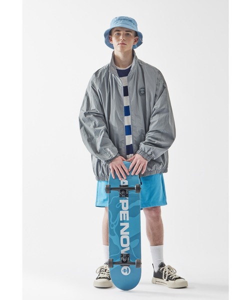 AAPE BY A BATHING APE(エーエイプバイアベイシングエイプ)の「AAPE NOW LIGHT WEIGHT JACKET(ナイロンジャケット・メンズ・アイボリー/ブラック/グリーン系その他5/グレー系その他3・MEDIUM/X-LARGE/SMALL/LARGE)」の9枚目の写真