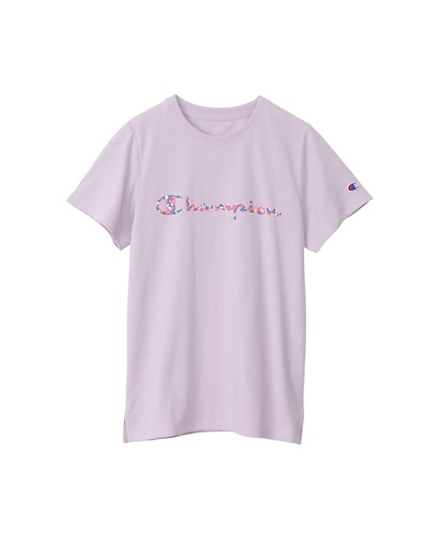 Champion(チャンピオン)の「【Champion/チャンピオン】レディース スポーツ ショートスリーブTシャツ(Tシャツ/カットソー・レディース・ライトグリーン系/ホワイト×グリーン/ホワイト系その他4/ピンク系その他2・MEDIUM/LARGE)」の4枚目の写真
