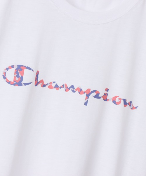 Champion(チャンピオン)の「【Champion/チャンピオン】レディース スポーツ ショートスリーブTシャツ(Tシャツ/カットソー・レディース・ライトグリーン系/ホワイト×グリーン/ホワイト系その他4/ピンク系その他2・MEDIUM/LARGE)」の12枚目の写真