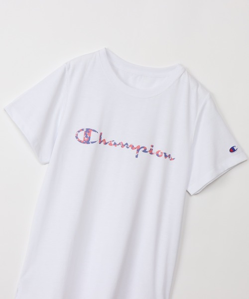 Champion(チャンピオン)の「【Champion/チャンピオン】レディース スポーツ ショートスリーブTシャツ(Tシャツ/カットソー・レディース・ライトグリーン系/ホワイト×グリーン/ホワイト系その他4/ピンク系その他2・MEDIUM/LARGE)」の21枚目の写真