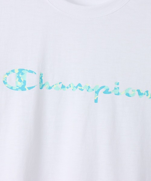 Champion(チャンピオン)の「【Champion/チャンピオン】レディース スポーツ ショートスリーブTシャツ(Tシャツ/カットソー・レディース・ライトグリーン系/ホワイト×グリーン/ホワイト系その他4/ピンク系その他2・MEDIUM/LARGE)」の14枚目の写真