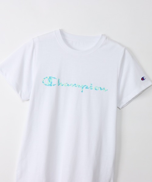 Champion(チャンピオン)の「【Champion/チャンピオン】レディース スポーツ ショートスリーブTシャツ(Tシャツ/カットソー・レディース・ライトグリーン系/ホワイト×グリーン/ホワイト系その他4/ピンク系その他2・MEDIUM/LARGE)」の17枚目の写真