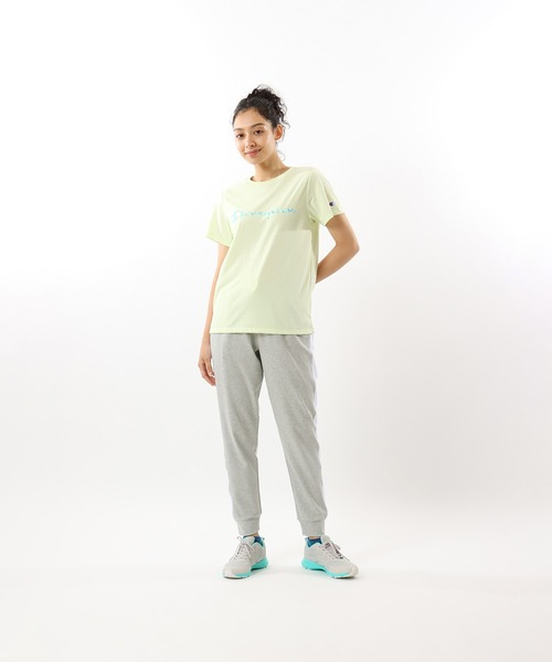 Champion(チャンピオン)の「【Champion/チャンピオン】レディース スポーツ ショートスリーブTシャツ(Tシャツ/カットソー・レディース・ライトグリーン系/ホワイト×グリーン/ホワイト系その他4/ピンク系その他2・MEDIUM/LARGE)」の10枚目の写真