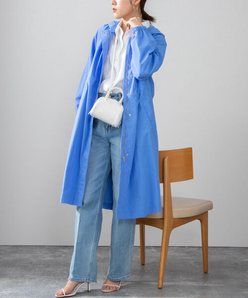 美品ノーリーズ　23SSゆったり　ウォッシャブルナイロンタスランコート♪ NOLLEY'S（ノーリーズ）の「【WEB限定カラーあり
