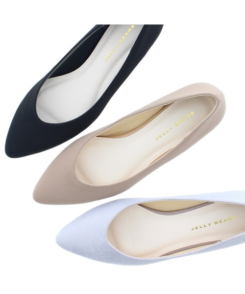 JELLY BEANS,【WEB限定】2WAYリボンポインテッドトゥパンプス(21710275)JELLY BEANS(ジェリービーンズ