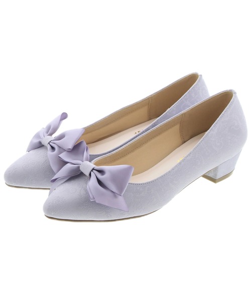 JELLY BEANS（ジェリービーンズ）の「【WEB限定】2WAYリボンポインテッドトゥパンプス(217-10275)JELLY BEANS(ジェリービーンズ)（パンプス・レディース・ブラック/グレイッシュベージュ/ラベンダー・22.5/23/23.5/24/24.5/22/25）」の12枚目の写真