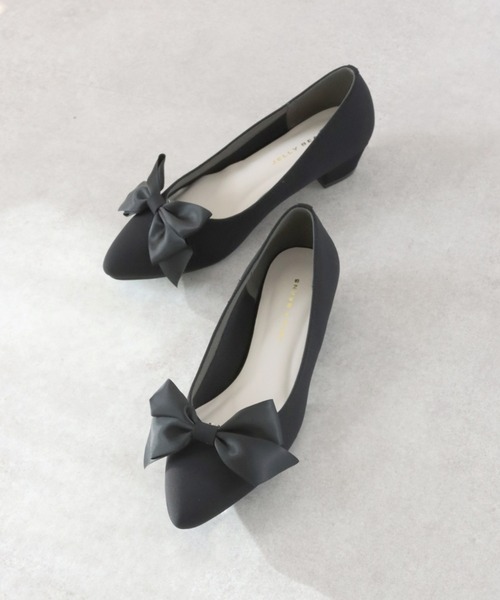 JELLY BEANS（ジェリービーンズ）の「【WEB限定】2WAYリボンポインテッドトゥパンプス(217-10275)JELLY BEANS(ジェリービーンズ)（パンプス・レディース・ブラック/グレイッシュベージュ/ラベンダー・22.5/23/23.5/24/24.5/22/25）」の13枚目の写真