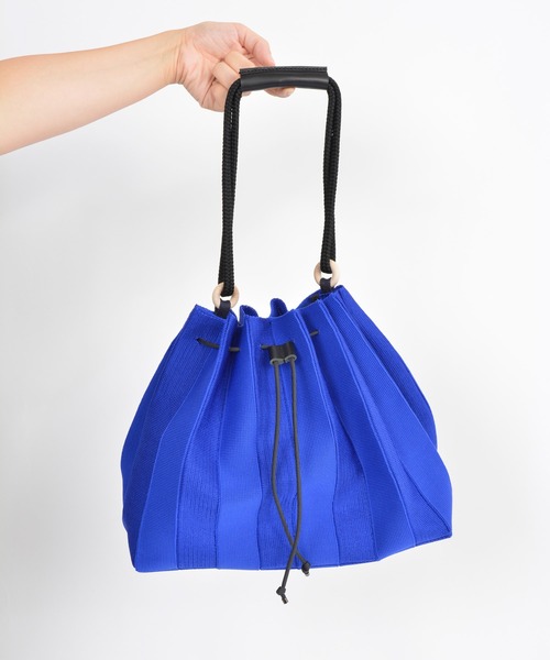 gomme（ゴム）の「プリーツバッグ（ハンドバッグ・レディース・グレー/ブルー/ブラック・FREE）」の19枚目の写真