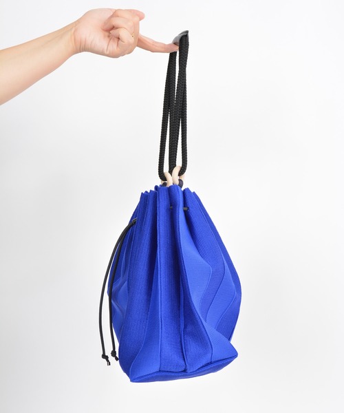 gomme（ゴム）の「プリーツバッグ（ハンドバッグ・レディース・グレー/ブルー/ブラック・FREE）」の14枚目の写真