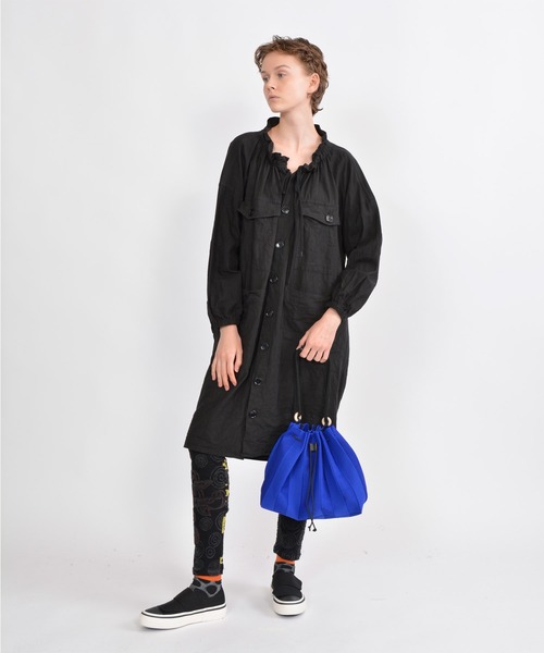 gomme（ゴム）の「プリーツバッグ（ハンドバッグ・レディース・グレー/ブルー/ブラック・FREE）」の22枚目の写真