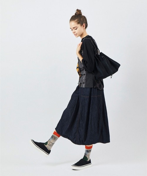 gomme（ゴム）の「プリーツバッグ（ハンドバッグ・レディース・グレー/ブルー/ブラック・FREE）」の18枚目の写真