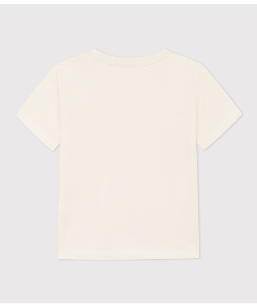 PETIT BATEAU（プチバトー）の「コットン半袖Ｔシャツ（Tシャツ/カットソー・キッズ・オフホワイト/ダークネイビー・5YEAR/4YEAR/3YEAR）」の3枚目の写真