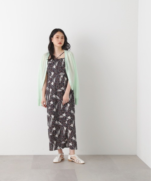 N.(N. Natural Beauty Basic)(エヌエヌナチュラルビューティーベーシック)の「◆レヴィータVカーディガン(カーディガン/ボレロ・レディース・オフホワイト/ブラック/モカ/ミント/ブラック系その他・MEDIUM)」の19枚目の写真