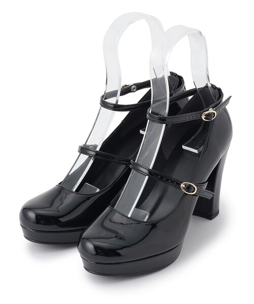 ESPERANZA(エスペランサ)の「5WAYチャンキーヒール厚底パンプス(パンプス・レディース・オレンジ系その他4/ブラック系1/ブラック系2/ベージュ系2/ブラック/ベージュ・21.5cm/22.0cm/24.5cm/25.0cm/25.5cm/22.5cm/23.0cm/23.5cm/24.0cm)」の11枚目の写真