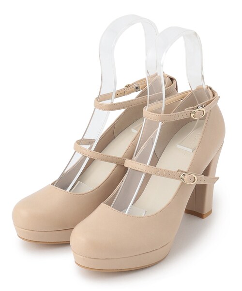 ESPERANZA(エスペランサ)の「5WAYチャンキーヒール厚底パンプス(パンプス・レディース・オレンジ系その他4/ブラック系1/ブラック系2/ベージュ系2/ブラック/ベージュ・21.5cm/22.0cm/24.5cm/25.0cm/25.5cm/22.5cm/23.0cm/23.5cm/24.0cm)」の9枚目の写真