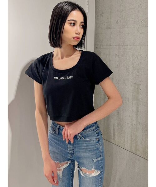 Jjxx 【 Gigi Baby Tee Women 】 ファッション レディースファッション トップス Tシャツ カットソー レディース JJXX Gigi baby tee with babe print in white | ASOS